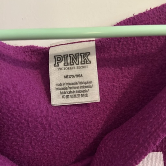PINK Cropped Purple Sweatshirt - Picture 4 of 5